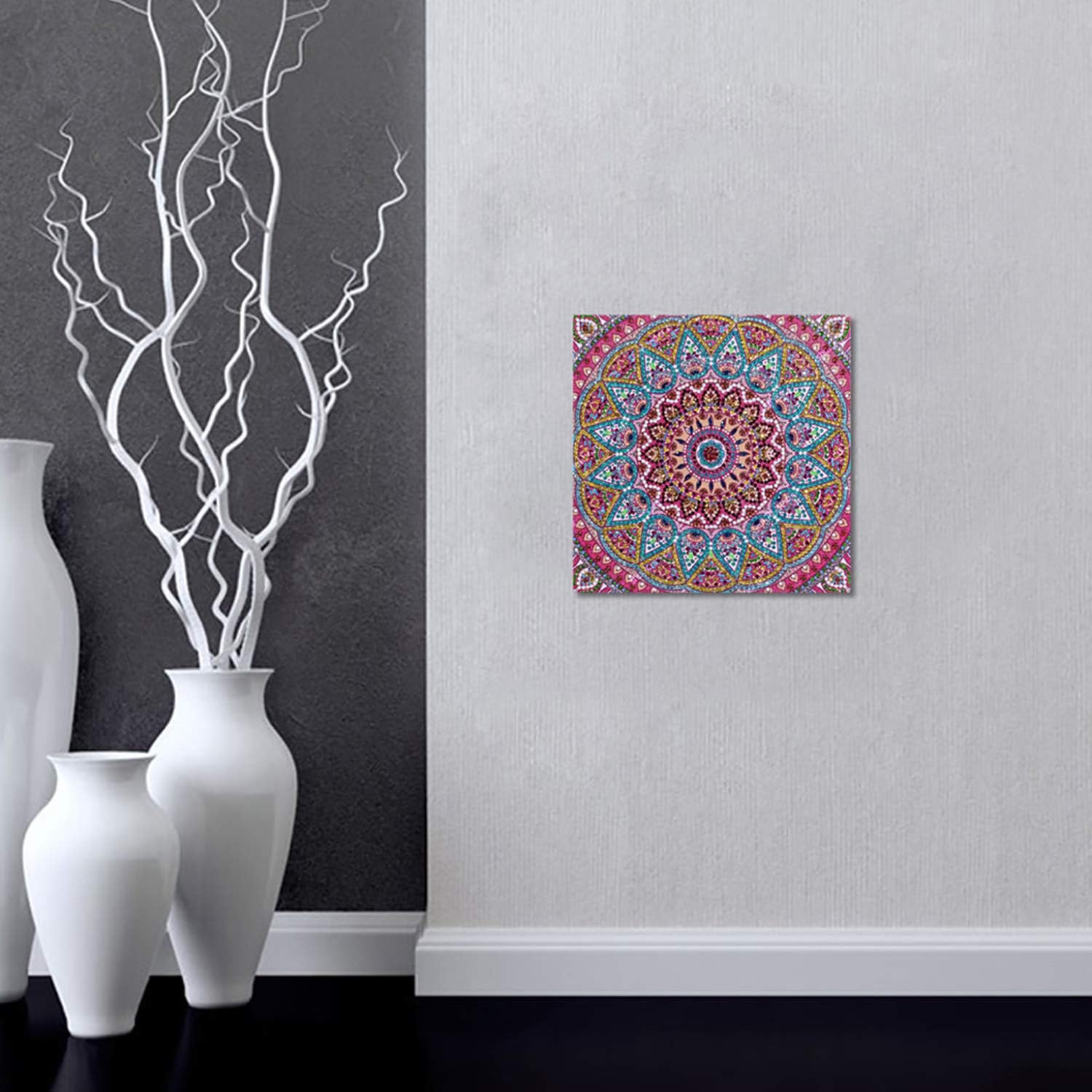 Kit de pintura de diamante Mandala en forma especial DIY