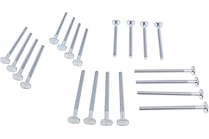 DEADWOOD CRAFTED TOOLS DCT Tee Bolt Set – 20 Pack 3-1/2in T Bolts for Woodworking, T Track Bolts Jig Bolts, 1/4in 20 Thread T Bolt