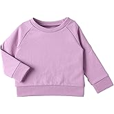 DEFAHN Toddler Baby Pullover Sweatshirt,Long Sleeve Infant Boy Girl Crewneck Active Tshirts 6 Month-3Y