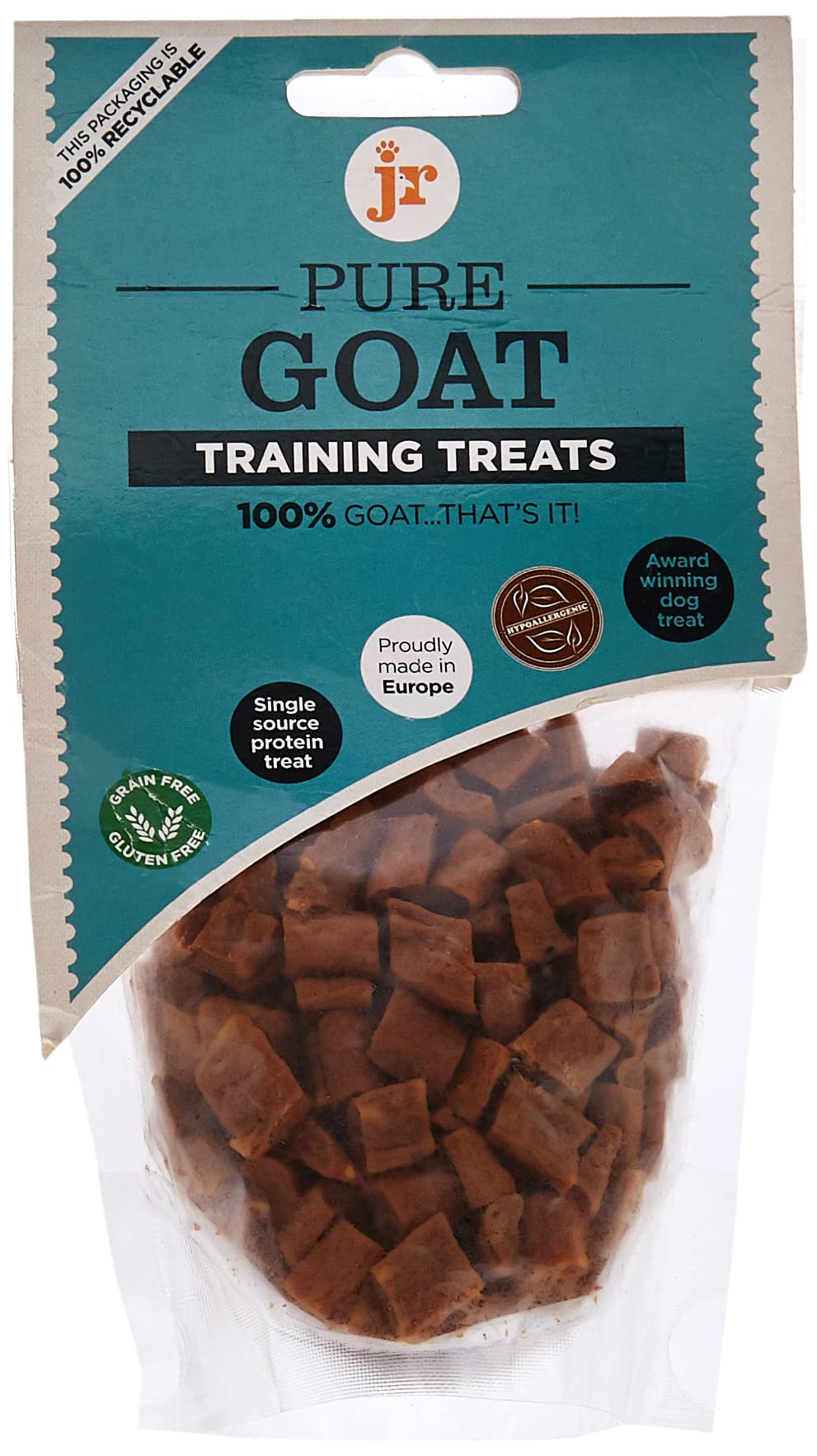 JR's 100% Pure dried fresh meat Goat Training Treats for dogs 1 x 85g