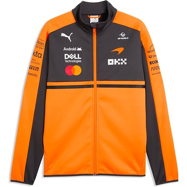 【新品】McLaren 1/4ジップジャケット オレンジ/グレー　L【タグ付き】 Amazon.com: Castore McLaren F1 2025 Team 1/4 Zip Mid Layer (S