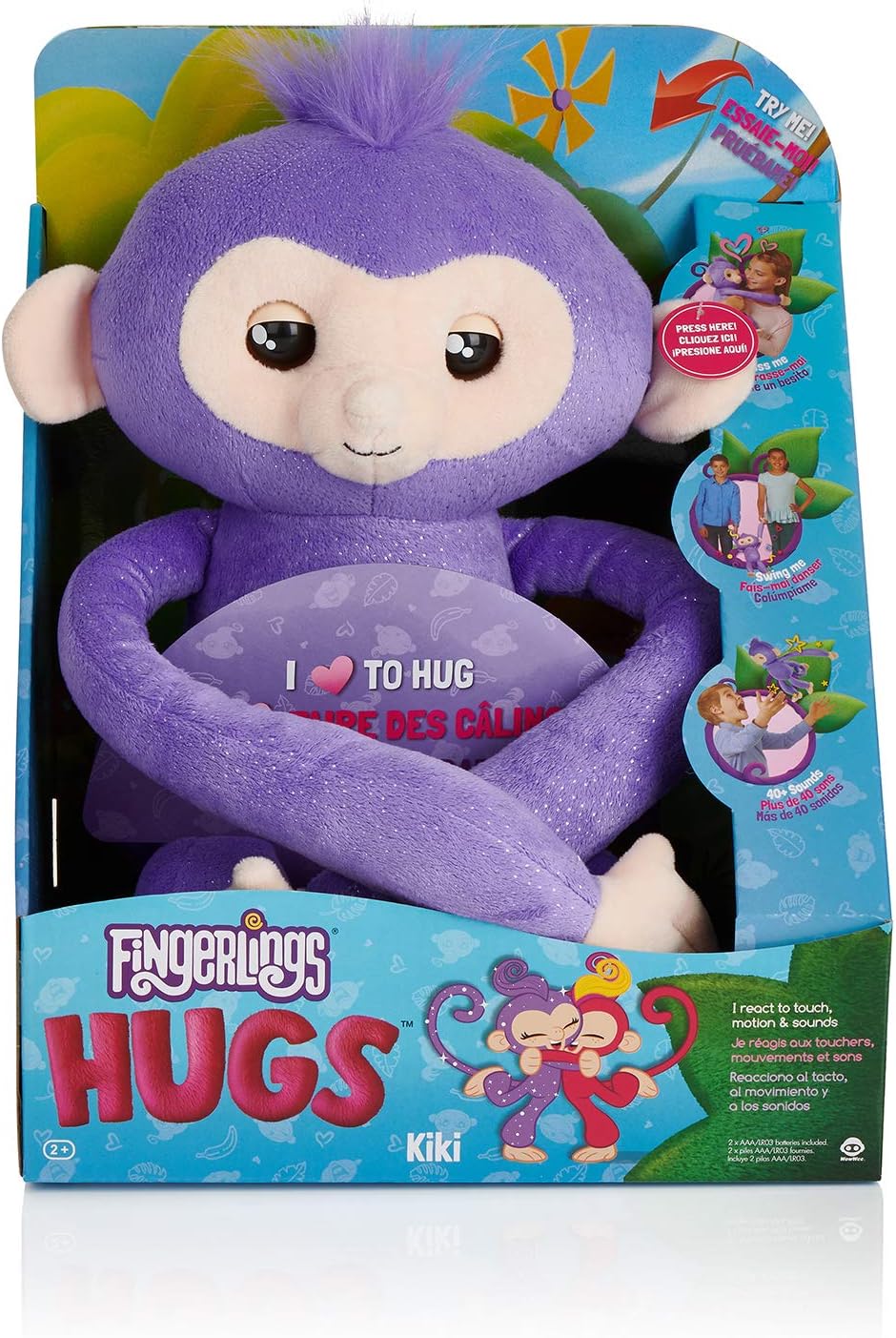 fingerlings hugs glitter monkey