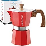 GROSCHE Milano Stovetop Espresso Maker Moka Pot 6