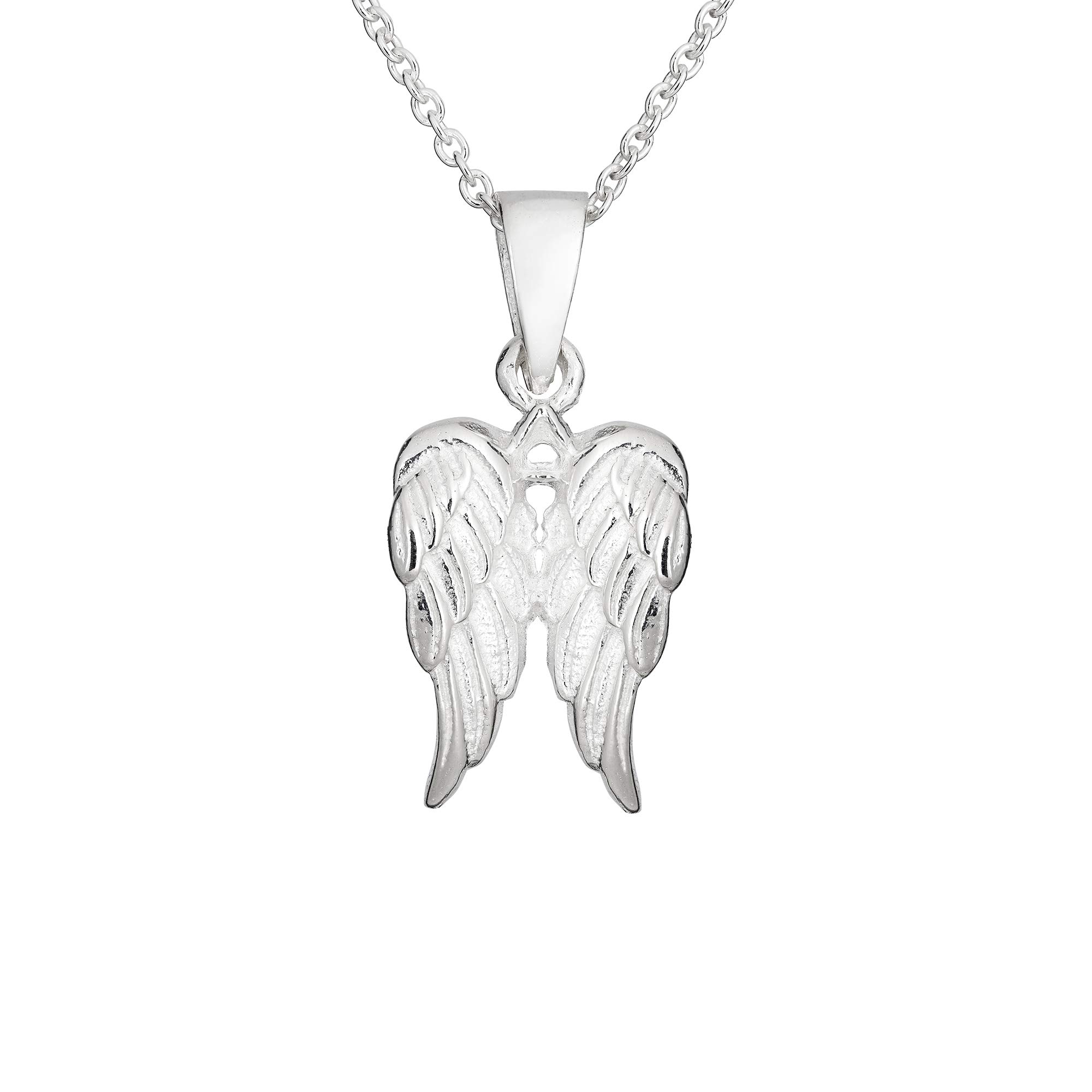 925 Sterling Silver Fairy Angel Wings Necklace Earrings Birthday Anniversary Christening Gift Girls Women (Magical Angel Wings Necklace)