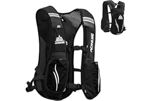 Azarxis Running Vest 5L 5.5L Hydration Pack Water Backpack Lightweight Breathable Race Marathon Trail Cycling Gear