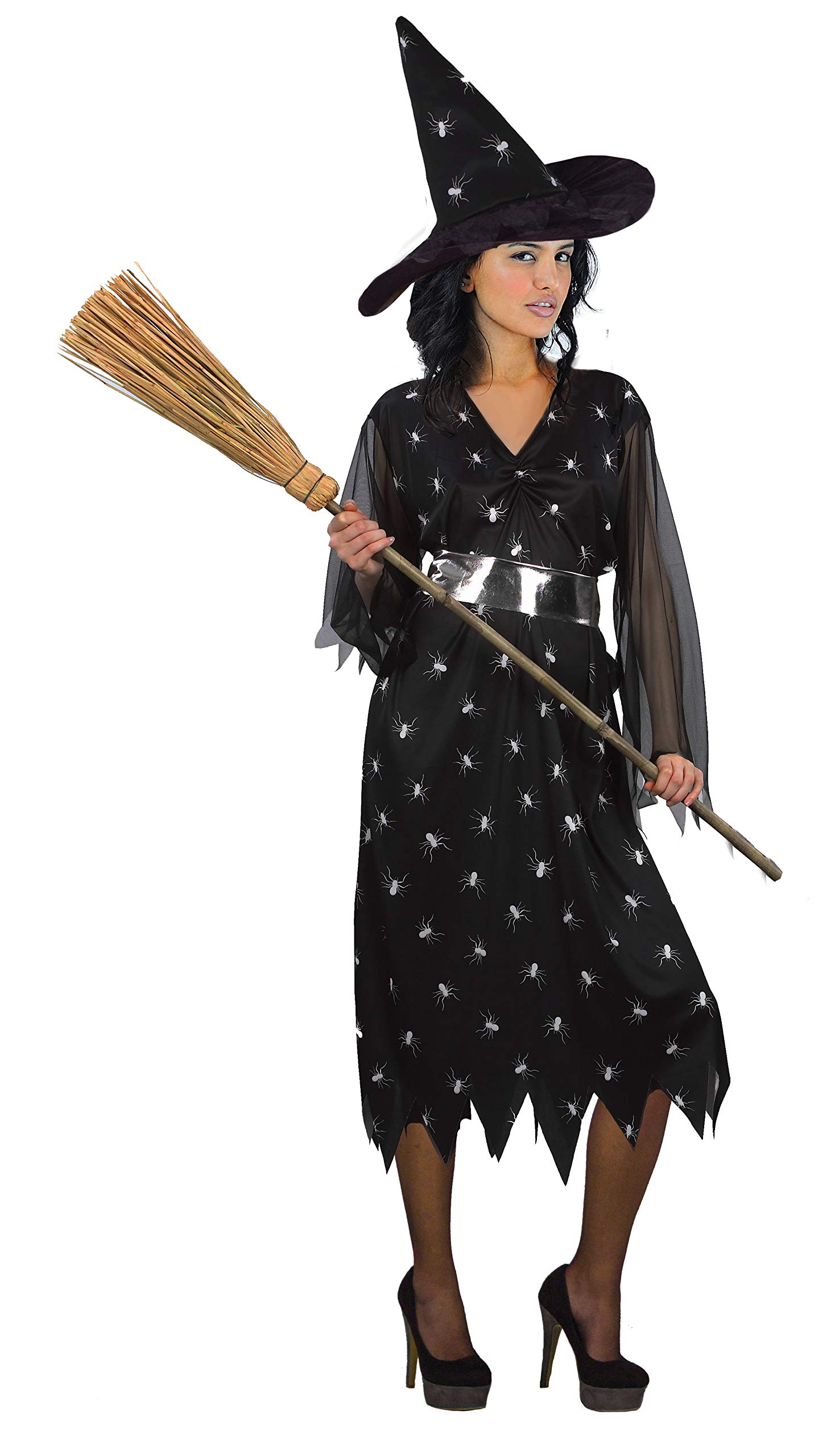 Ciao 62191 Disguise, Adult, Black, One Size 40-42