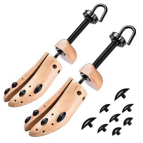 2-Way Cedar Wood Shoe Stretcher for Widener Shoes Expander for Man