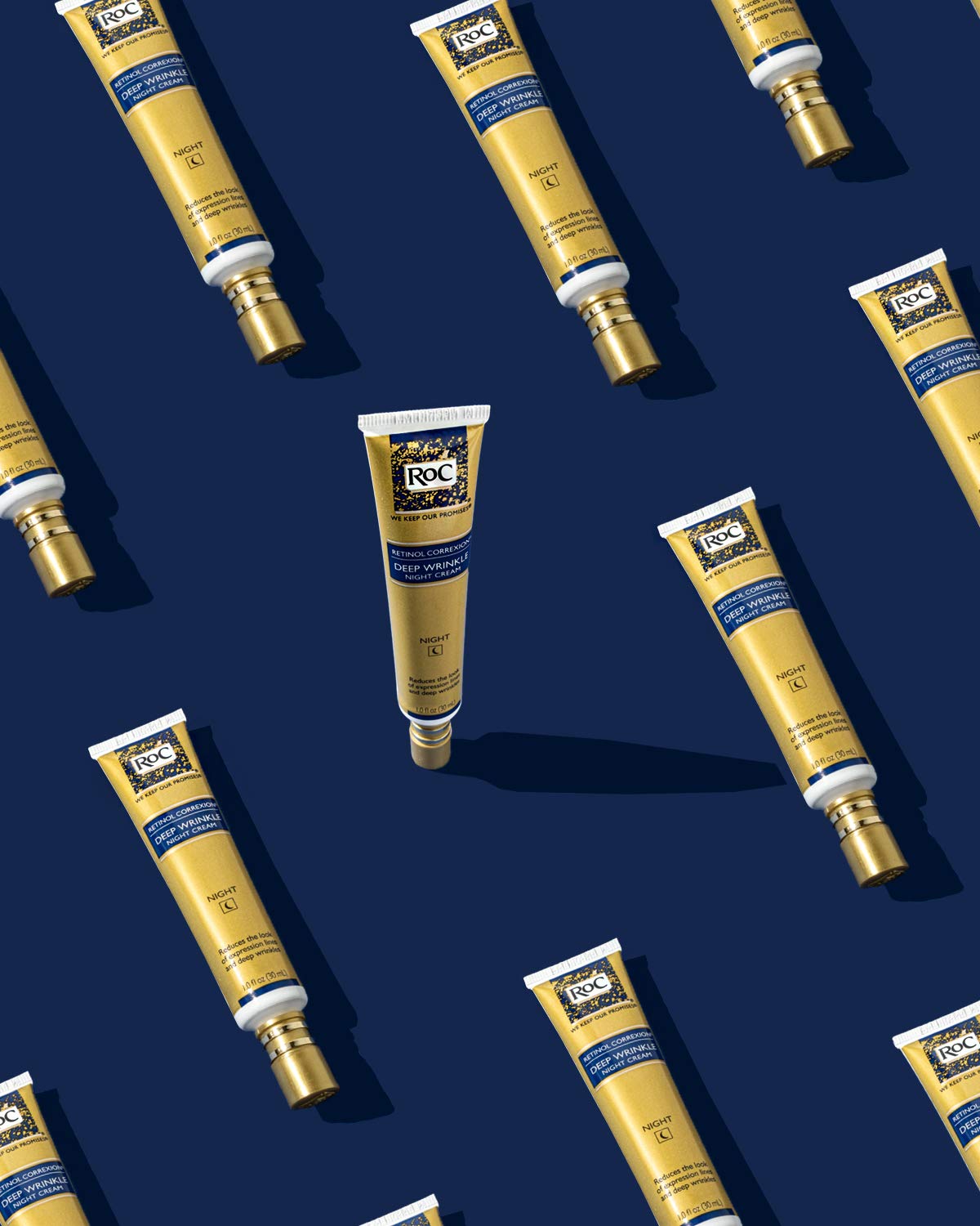 RoC Retinol Correxion Deep Wrinkle Anti-Aging Retinol Night Cream, 1 Ounce: Beauty