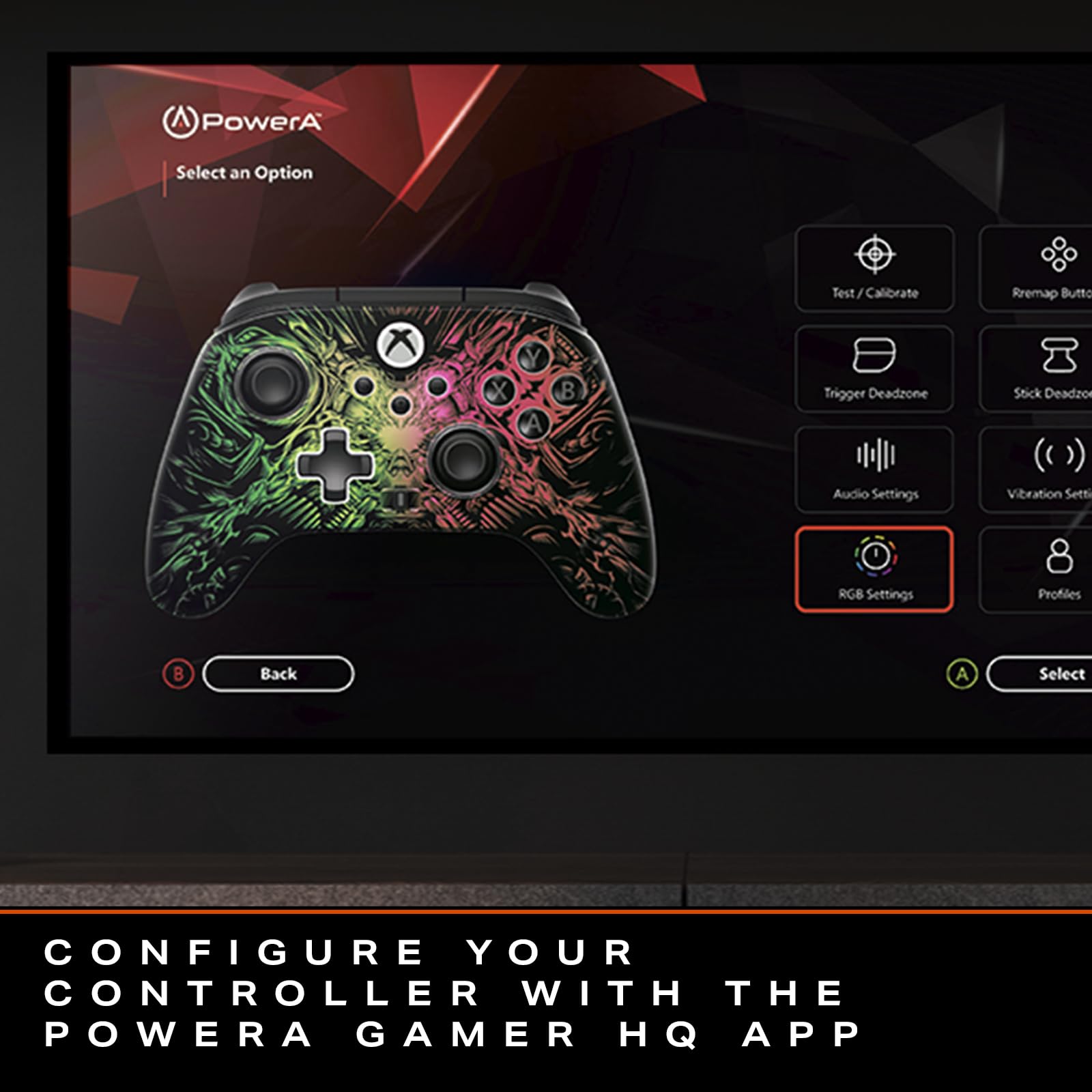 PowerA FUSION Pro Wireless Controller for Xbox Series X|S with Lumectra, gamepad, wired video game controller, gaming controller, Officially Licensed for Xbox Series X|S and works on Xbox One and Windows 10/11