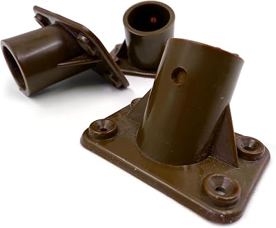 TDBS The Dustpan and Brush Store 3-Pack Plastic Broom Bracket 1 1/8"