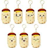 Ausener Weekie Wonders Emotional Burritos Supports, Taco Plush Stuffed Animals Tortillas, Funny Food Gifts for Adults (Full Week Set, Burritos)