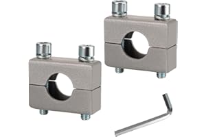 KAMIER 7/8'' 22mm Handlebar Clamps Risers Replacement for Razor MX650 MX500 SX500 Kids Electric Dirt Bike Dirt Quad 500 4 Wheeler ATV MX350 MX400 SX350 ZR350 Dirt Rocket Bike RSF650 Motorcycle Parts