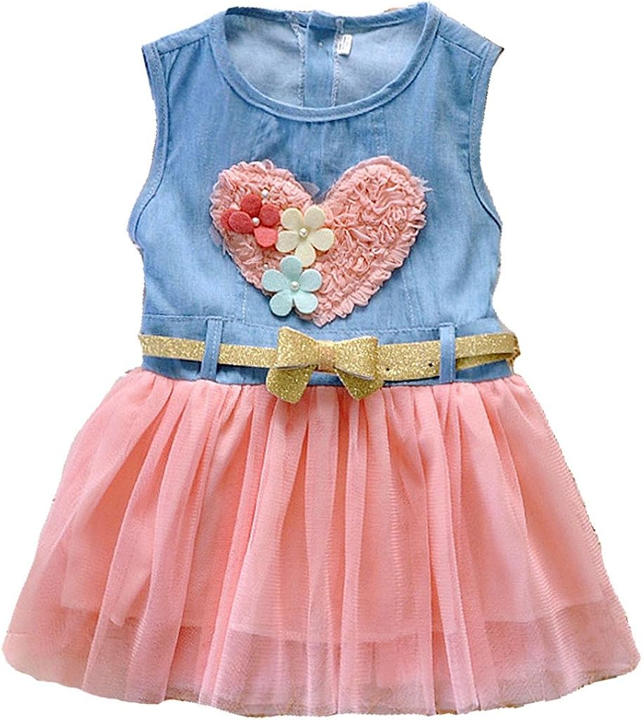 baby girl denim dress with tutu