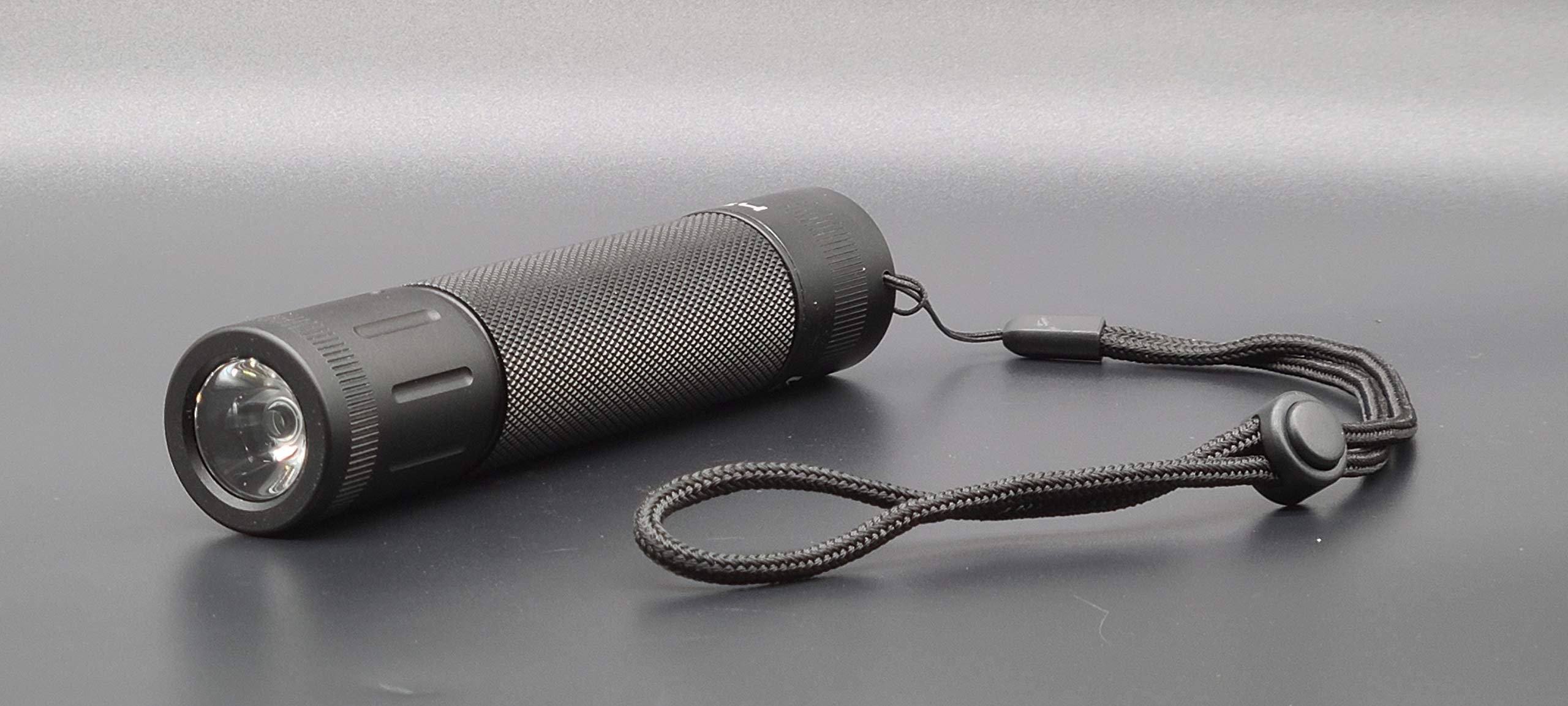 Vortex TS4 Rotary Outdoor Multi-Brightness Tactical Functions High Power LED Hard Anodized Hand Strap Buzzer Flashlight