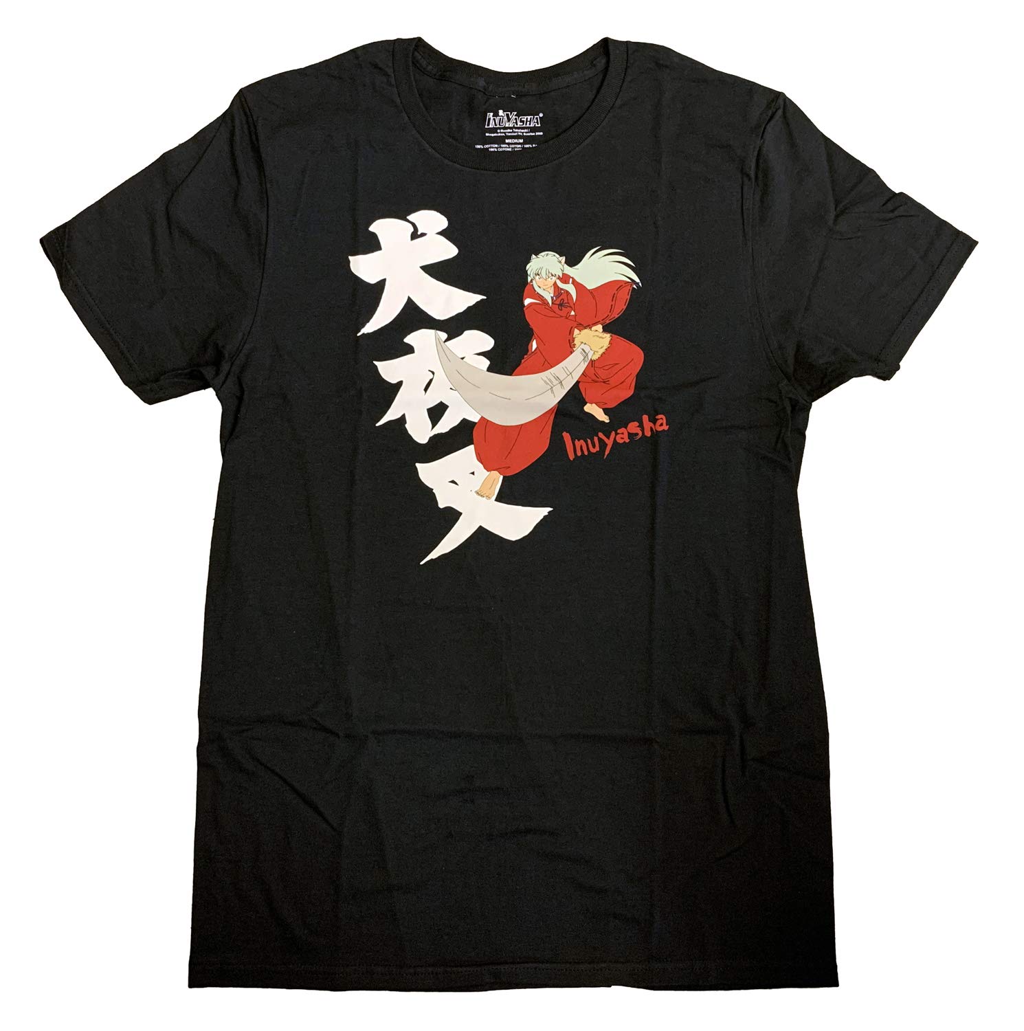 Inuyasha Slashing Tetsusaiga Anime Officially Licensed Adult Unisex T Shirt  | Desertcart Fiji