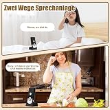 VINGVO Wireless Intercom 1000m Long Range Waterproof Doorbell System 2 Bases view 3