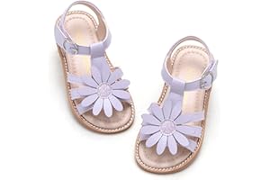 Kiderence Toddler Girls Sandals Little Girls Kids Summer Shoes Toddler Sandals