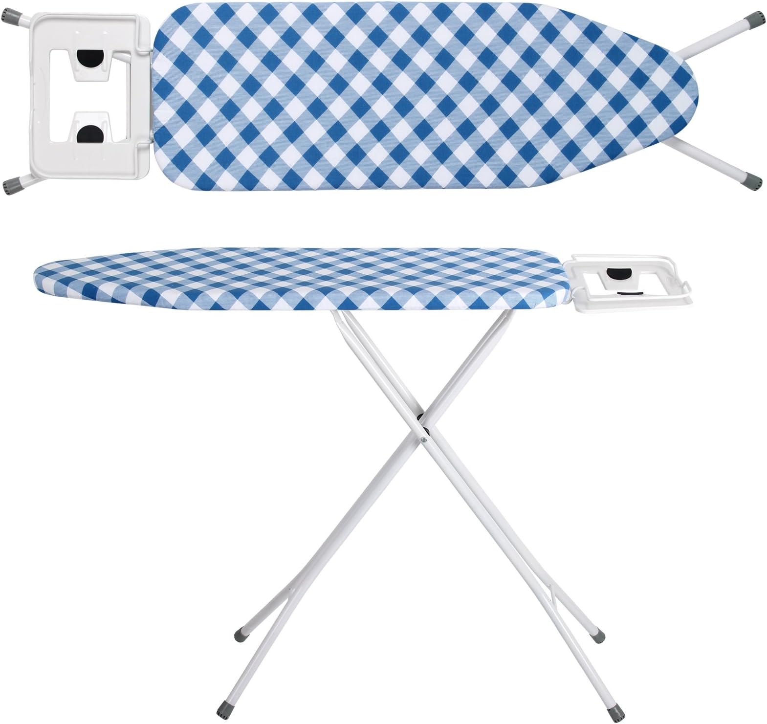 ColdShine Deluxe Wide Metal Iron Ironing Board Table Height Adjustable Non Slip 3