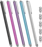 The Friendly Swede 3 Stück Hybrid Stylus Touchscreen Eingabestift mit austauschb