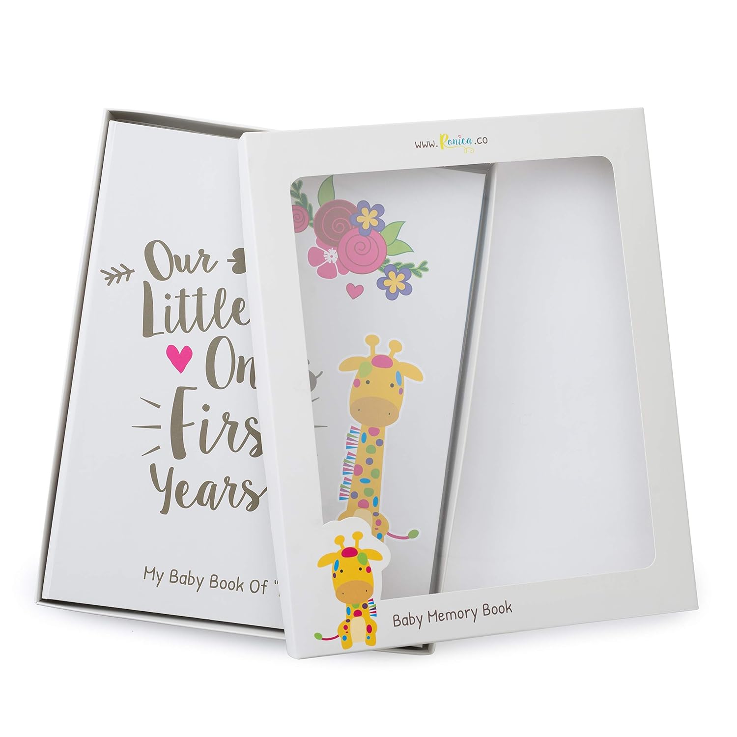 baby memory book and box set