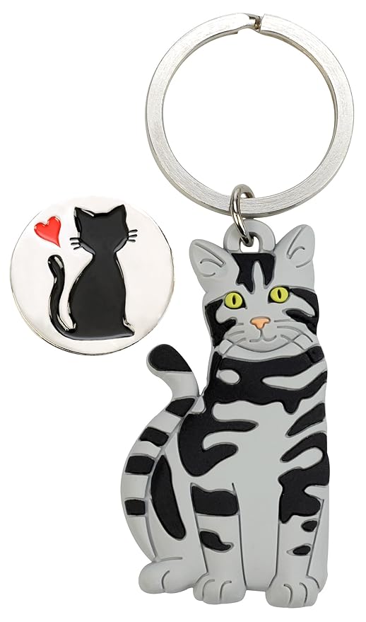 Blue Bug Schlüsselanhänger Weichgummi Chiphalter Katze Mit Katzen Chip