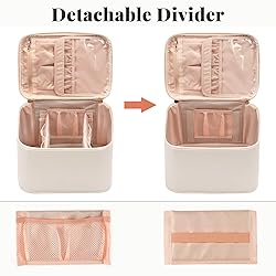 OCHEAL Makeup Bag, Portable Cosmetic Bag, Large