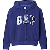 GAP boys Logo Hoodie Hooded Full Zip Sweatshirt