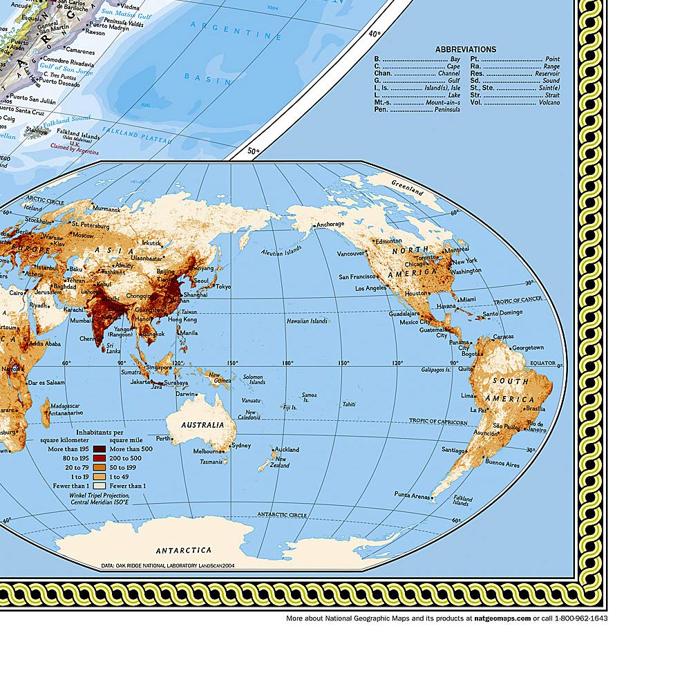 National Geographic World Classic Pacific Centered Wall Map Laminated 46 X 30 5 Inches National Geographic Reference Map National Geographic Maps 0749717123267 Amazon Com Books
