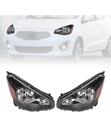 Mirage: Voyage Lumière Amazon.com: JX RACING Headlight W/O Bulbs Compatible with