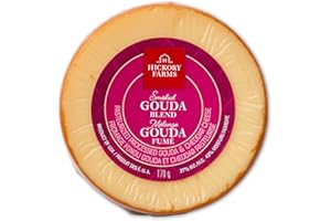 Hickory Farms Smoked Gouda Blend 283g, 3-Pack | Cheese | Great for Snacking, Entertaining, Gourmet Charcuterie Cheese, Ready 