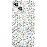 Casely iPhone 15 Case | Pastel Garden | Sunday Best | Compatible with MagSafe | Classic Ultra Slim Design