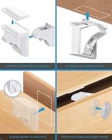 Trongle Safety Magnetic Cupboard Child Locks 8 Locks 2 Keys 6 Corners view 3