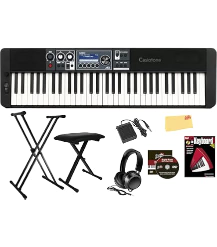 Amazon.com: Casio Casiotone CT-S200BK 61-Key Portable Keyboard