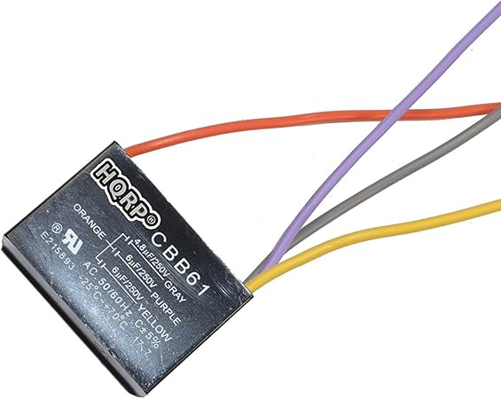 Amazon Com Hqrp Capacitor For Hampton Bay Ceiling Fan 4 8uf 6uf