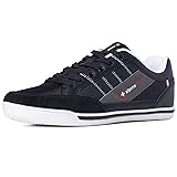 Alpine Swiss Mens Stefan Black Suede Trim Retro