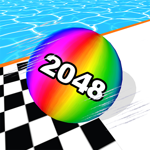 Ball Run 2048 Rolling 3D Color Ball Roll Match Puzzle