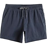 maamgic Men's 5 inch Inseam Shorts Pull-On Relaxed Fit Comfort Stretch Short Shorts with Pocket
