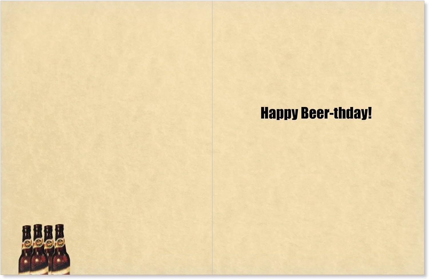 Jumbo Burn the Beer Birthday Card' Greeting Card w/ Envelope 8.5 x 11 Inch - Classic, Vintage Inspired - Husband and Wife - Kitchen Burn, Fail - Stationery Set for Personalized Happy Bday Gift J9700 : Office Products