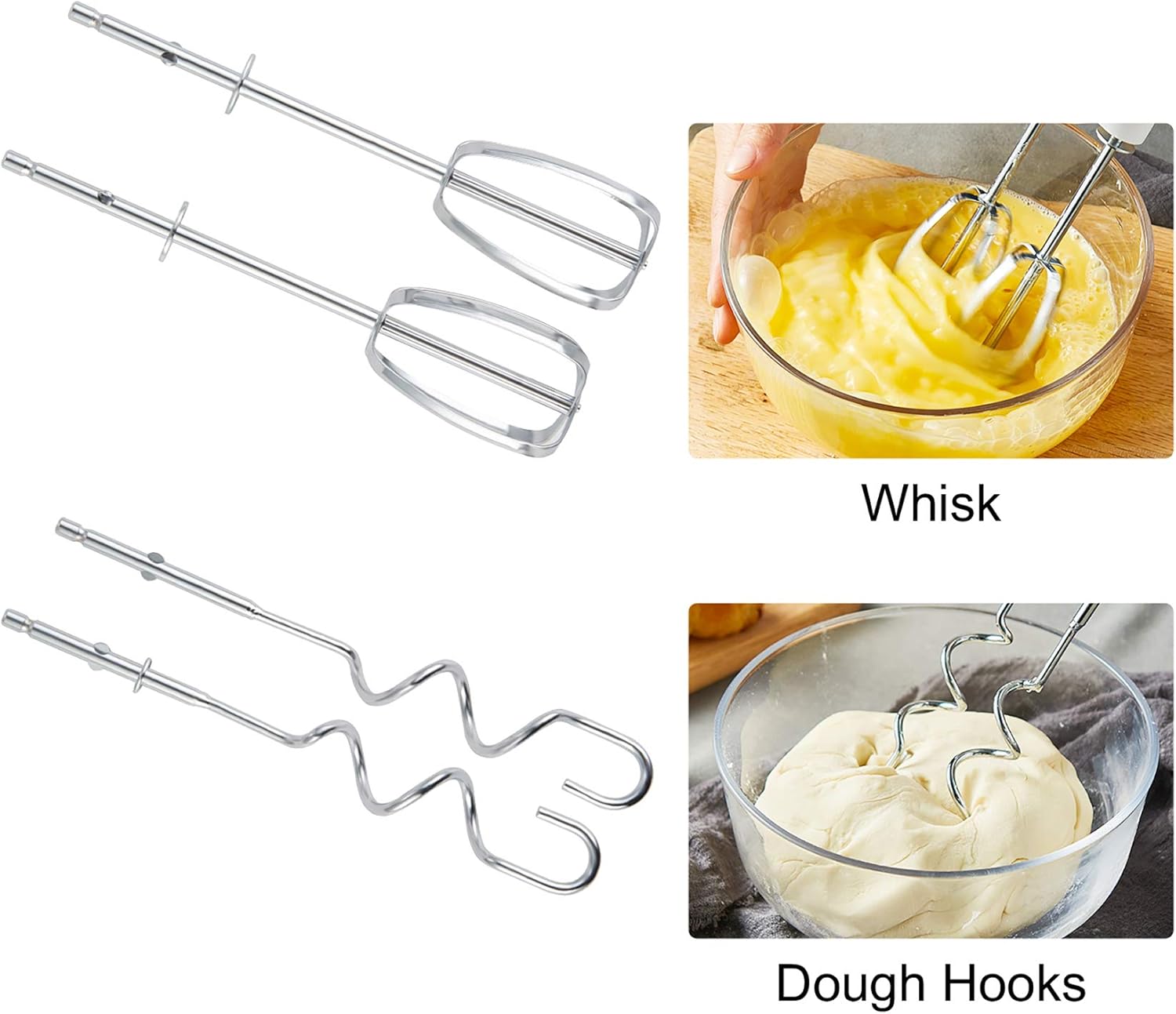 Hand Mixer, LINKChef Hand Mixer Electric 5 Speed for Whipping + Mixing