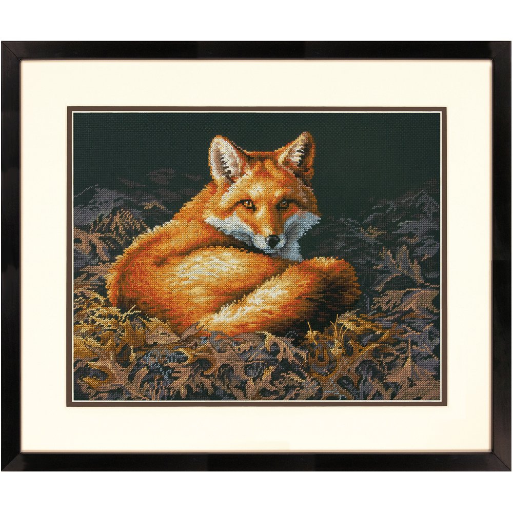 Dimensions SUNLIT FOX, Cotton, 14 by 11-Inch