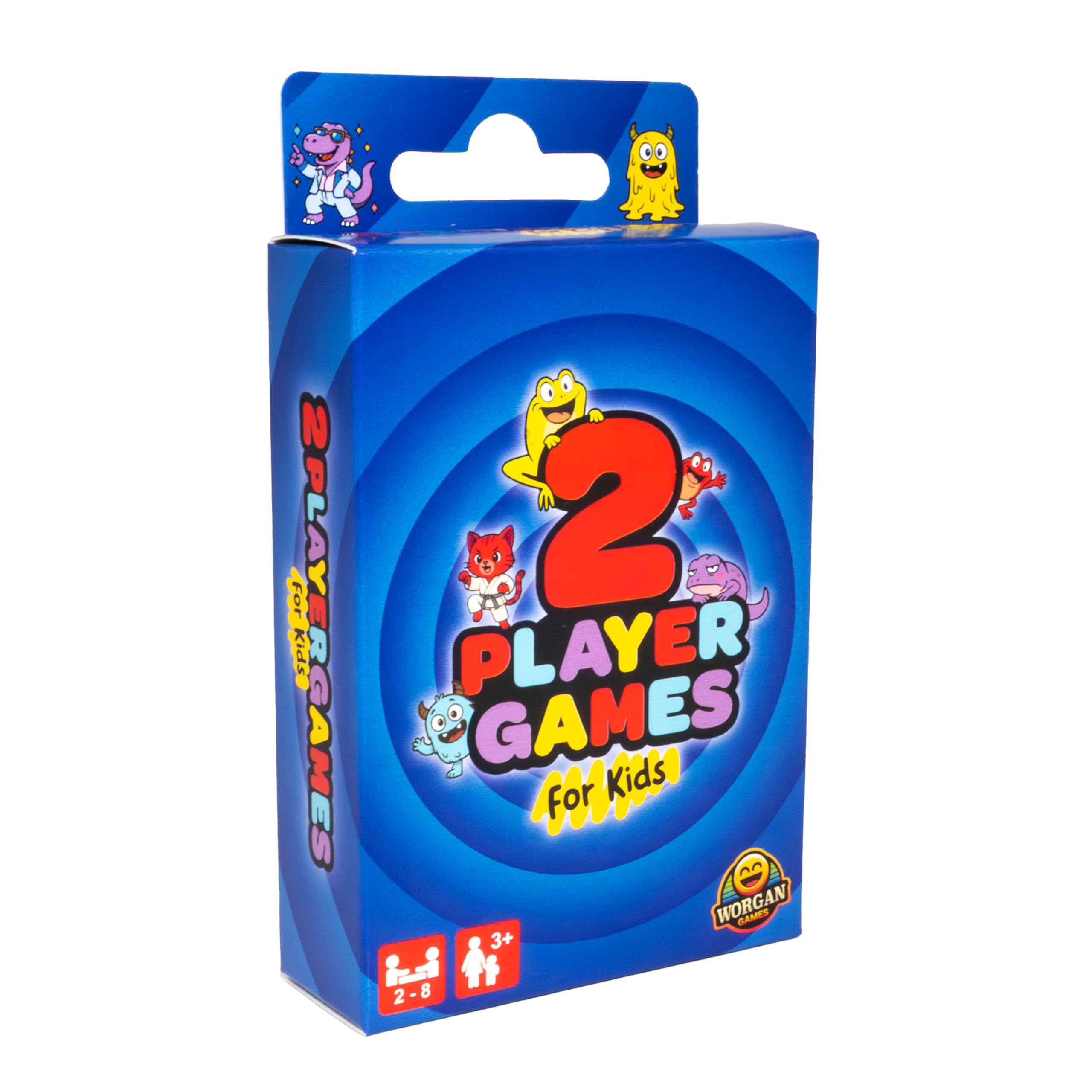 2 Player Card Games For Kids: Simple & Fun Classic Family Table Games - Snap, Pairs, Go Fish, Old Maid, Rummy, Crazy Eights - Ages 3+