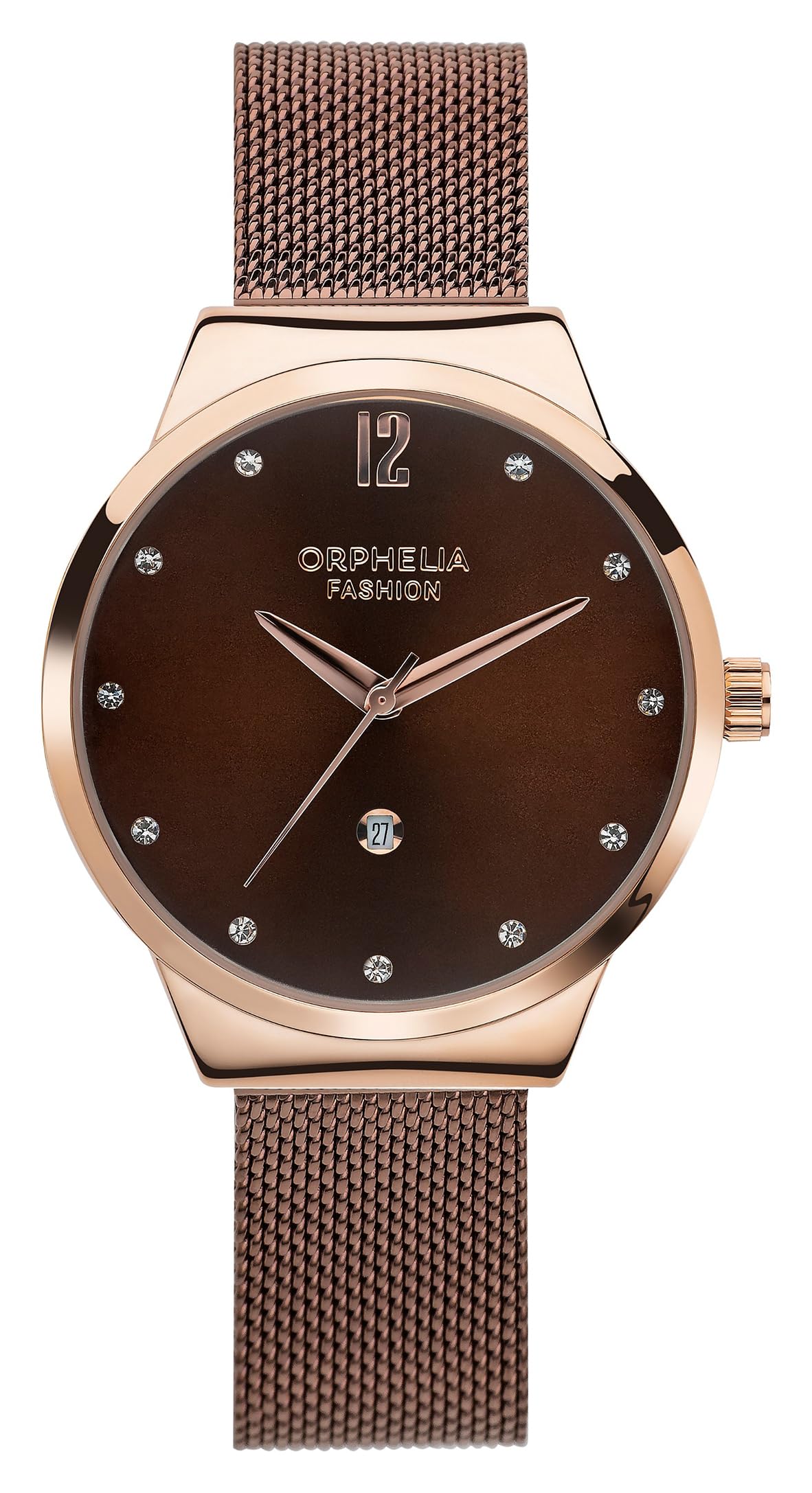 Orphelia Fashion Womens Analogue Watch Optima with Stainless Steel Mesh Band — image 1