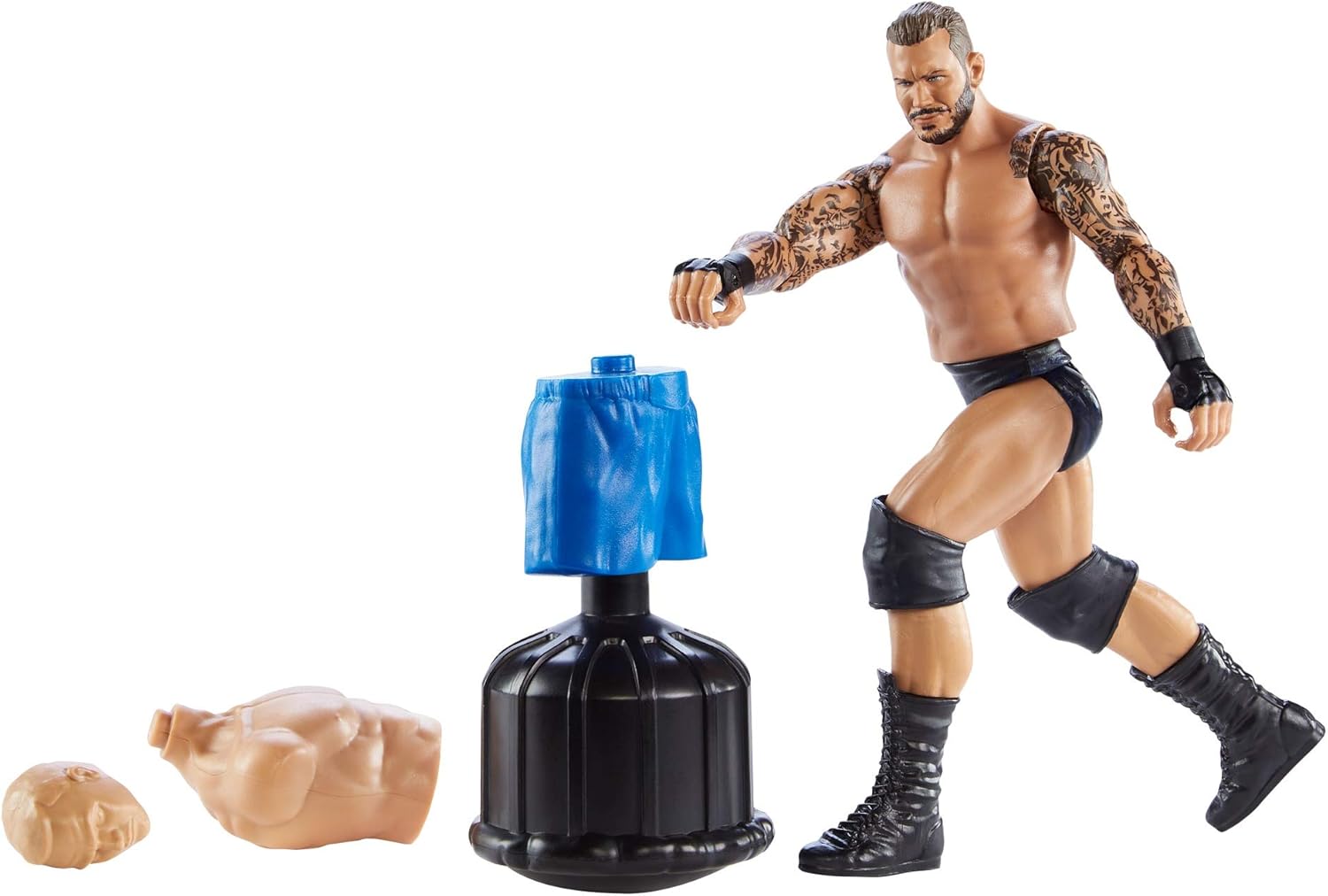 WWE Wrekkin Randy Orton Figurine d'action de 15,2 cm avec action de frappe, mains agrippantes et accessoire de chaise pliable, cadeau articulé de 15,2 cm pour les enfants de 6 ans et