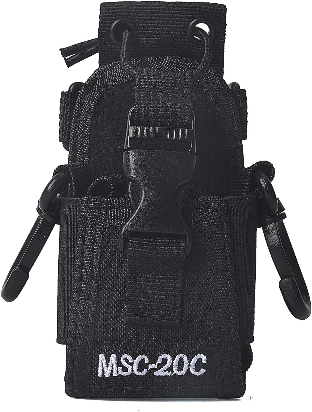 HYS MSC-20C Adjustable Multi-function Pouch Case Holder Compatible for Kenwood Yaesu Icom Motorola Baofeng UV5R UV82 TYT UV5RA HYT 888S Walkie Talkie Holster