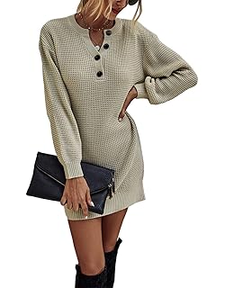 loose fitting sweater dress