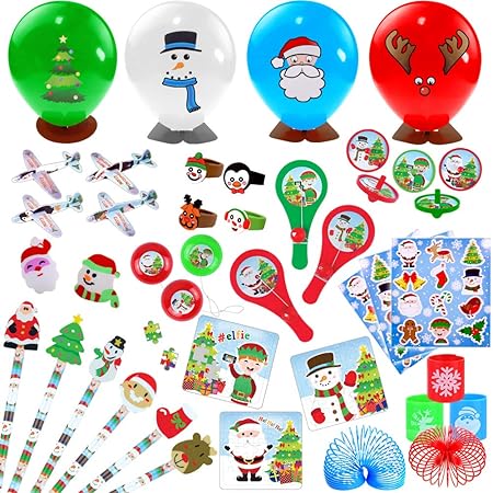 German Trendseller® 24 er Set Weihnachten - Spielzeug - Geschenke - Mix - für Kinder ? Mitgebsel ? Weihnachtsmann ? Adventska