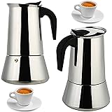 GOURMETmaxx 02609 Elektrischer Espressokocher | 6 Tassen