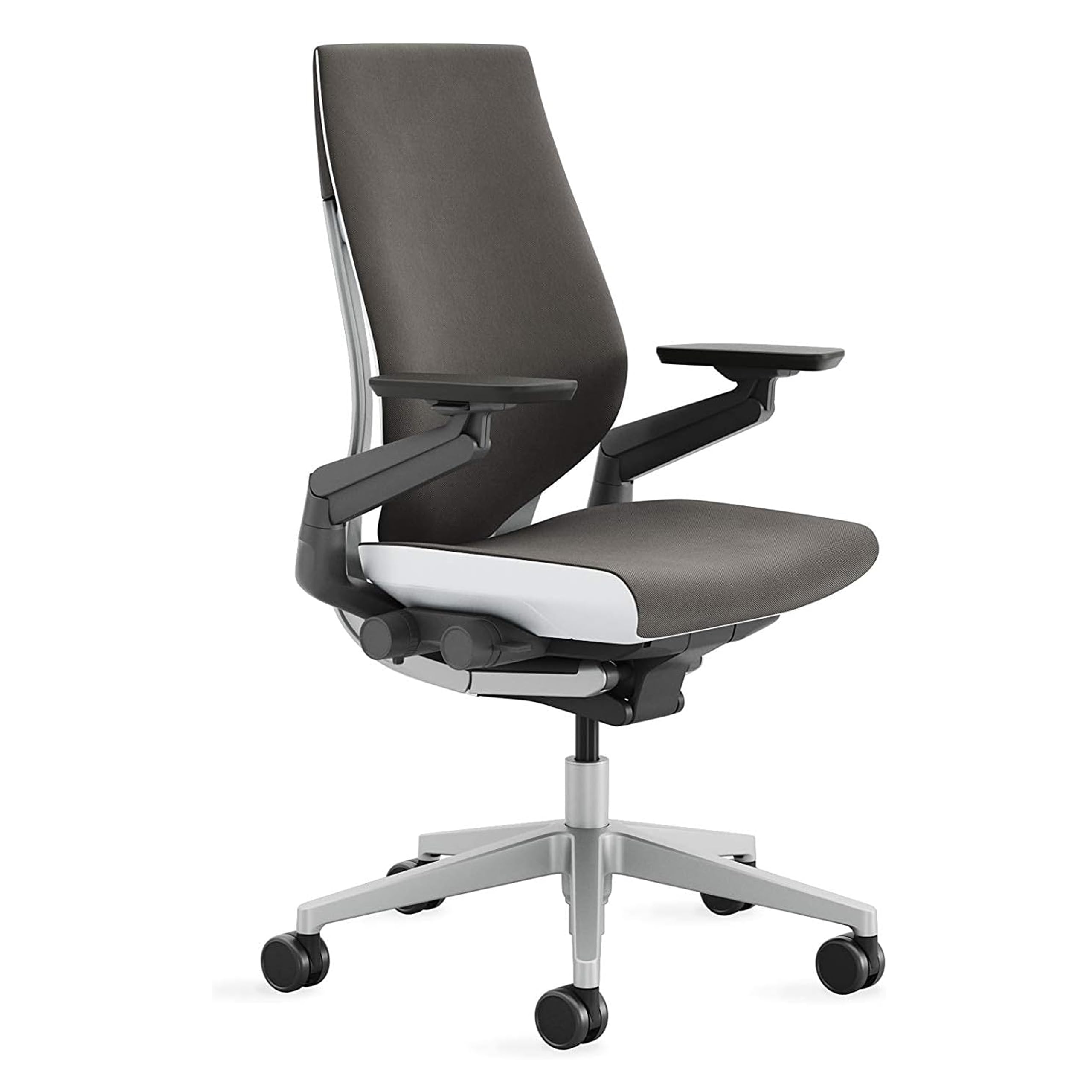 Photo 1 of ****FOR PARTS ONLY/ DAMAGED & MISSING PIECES**** Steelcase Gesture Office Chair - Ergonomic Work Chair with Wheels for Carpet - Comfortable - Intuitive-to-Adjust for Desk - 360-Degree Arms - Graphite Gray Fabric