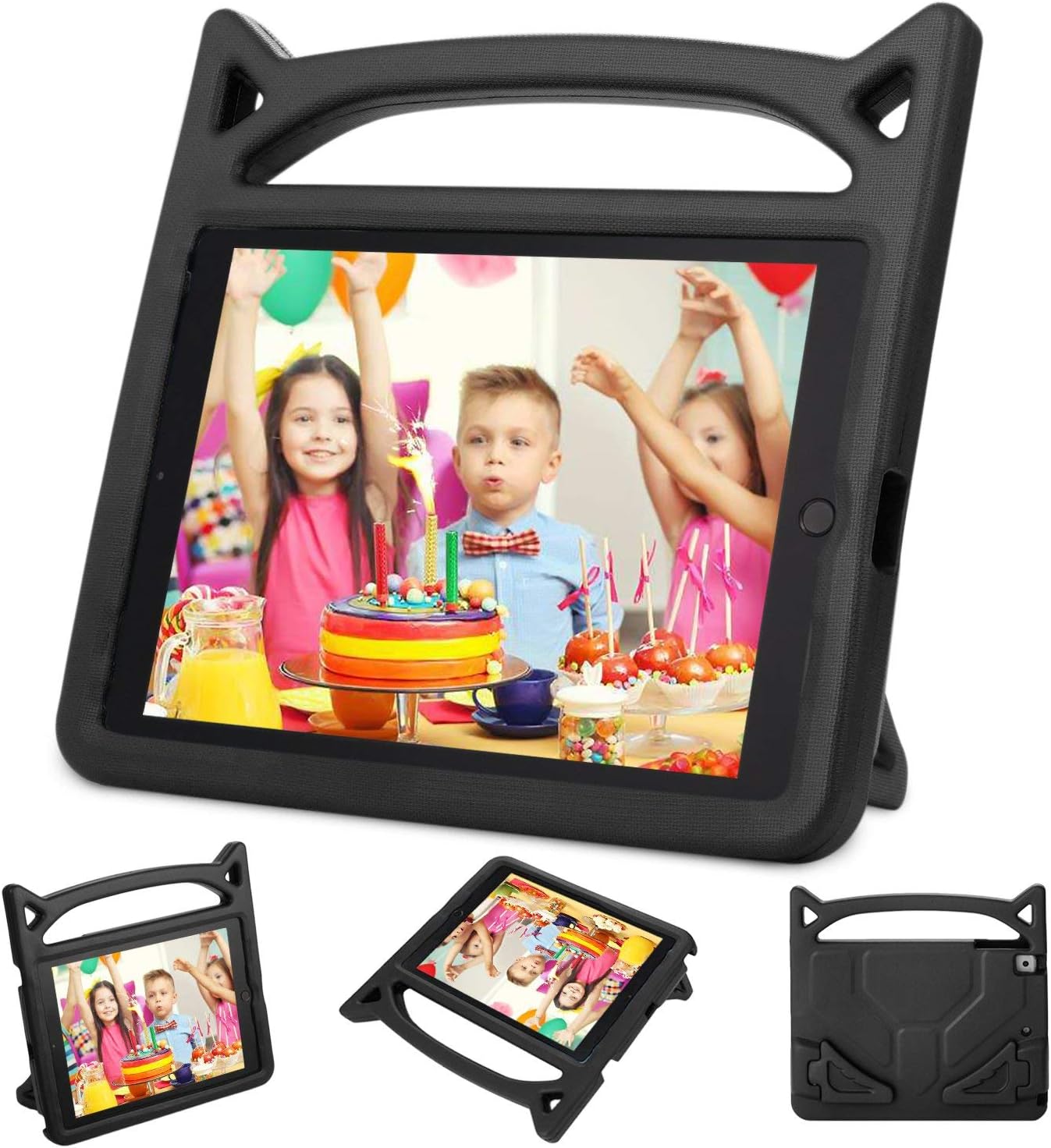 Kids Case for Apple iPad 2 3 4 - Ubearkk Light Weight Shock Proof Convertible Handle Stand Kids Friendly for iPad 2, iPad 3rd Generation, iPad 4th Generation Tablet…