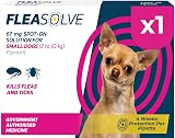 Naqua Flea Solve Small Dog Spot On 1 x Pipette 2-10kg